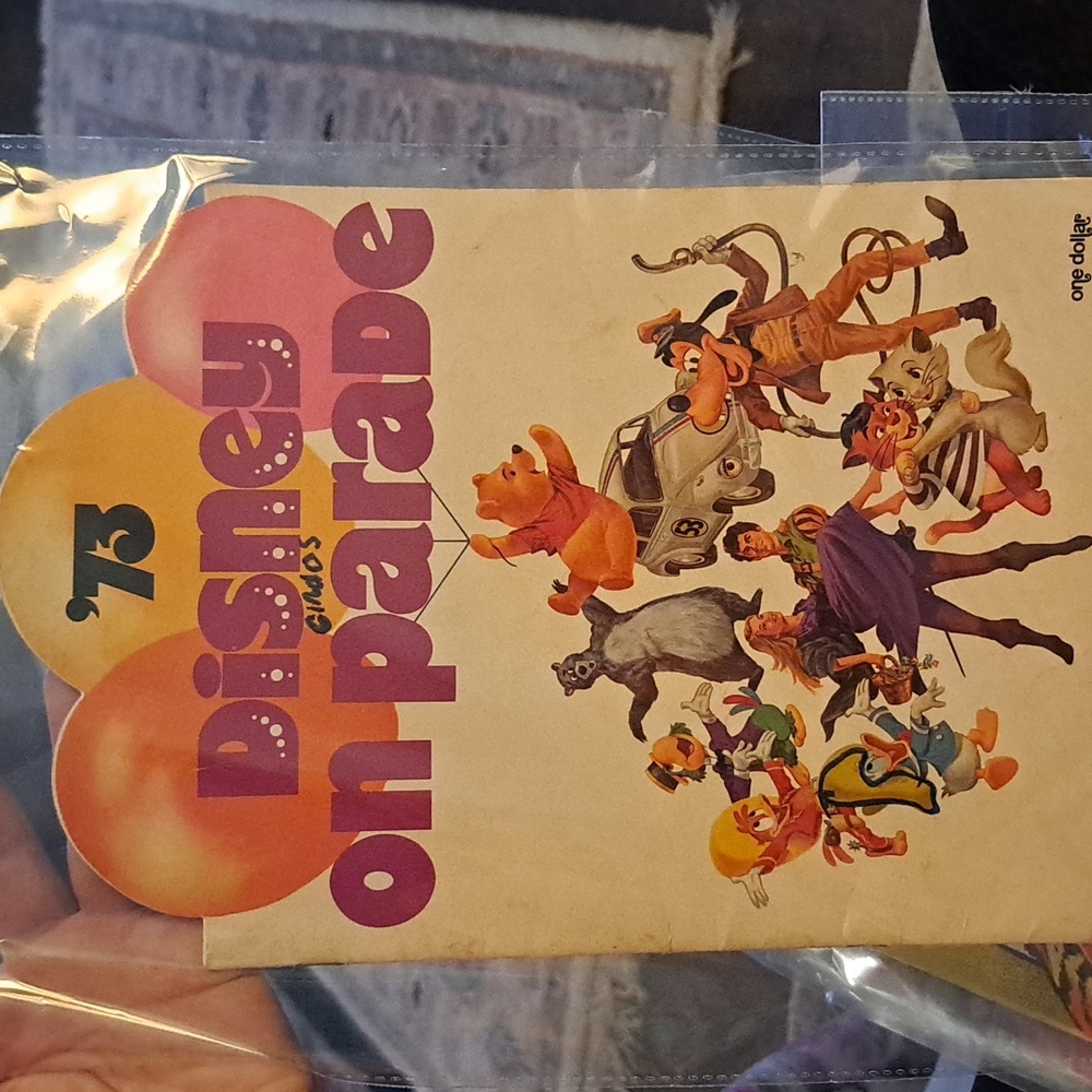 Vintage Program for Disney on Parade 1972